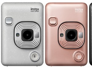 La Fujifilm Instax Mini LiPlay es una cámara de película instantánea que graba sonido 