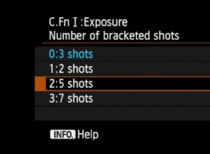 Modifica del numero di esposizioni su una Canon 6D 