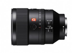 Sony tillkännager ett nytt 135 mm G Master-objektiv på F1.8 