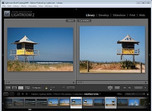Uso de la vista de comparación de Lightroom 
