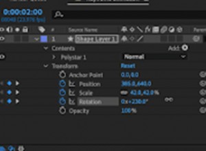 Motion Graphics per principianti:come utilizzare i fotogrammi chiave di After Effects 
