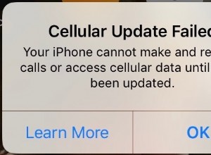 iOS 12.1.2 SMS、LTE、セルラーデータの問題を抱えた iPhone で「セルラーアップデートに失敗しました」を修正する方法 