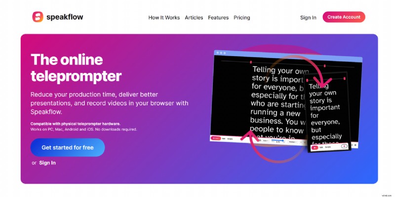 Top 7 online telepromptertools voor vlekkeloze videopresentaties 