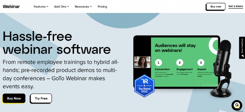 Top 10 webinarplatforms voor 2023 | Vergroot de betrokkenheid en schaal uw evenementen 