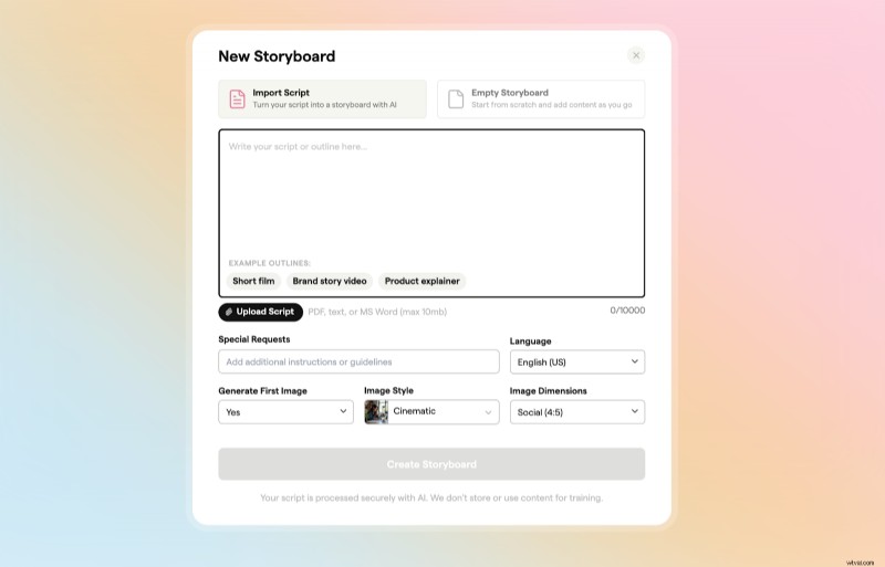 Video Storyboarding:Komplexní průvodce vizuálním plánováním 