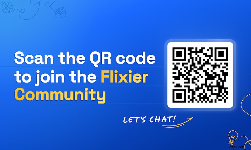 Flixier-community op Discord:maak contact en werk samen met videomakers 