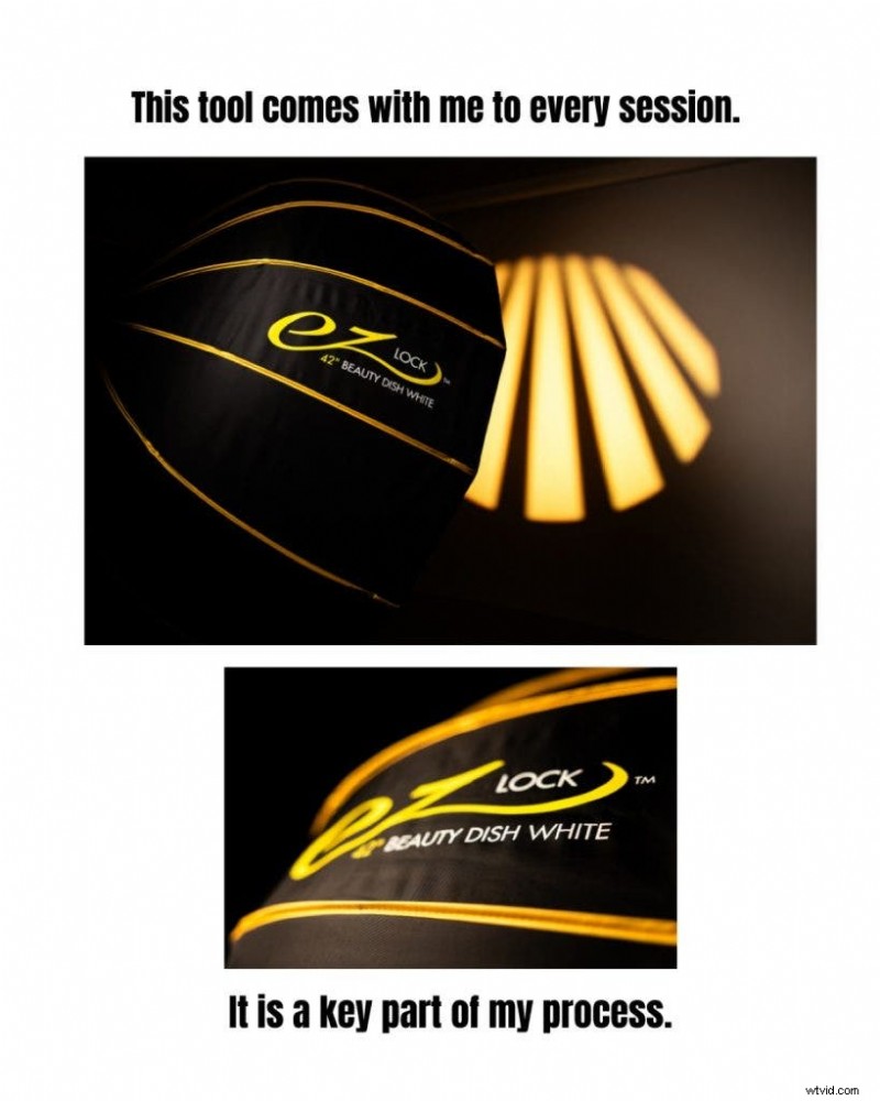 Licht beheersen:de reis van een fotograaf met de Glow EZ Lock Beauty Dish 