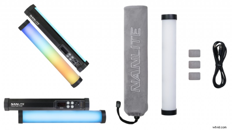 Nanlite PavoTube II 6X/6XR:Krachtige RGBWW LED-pixelbuizen - nieuwe release 