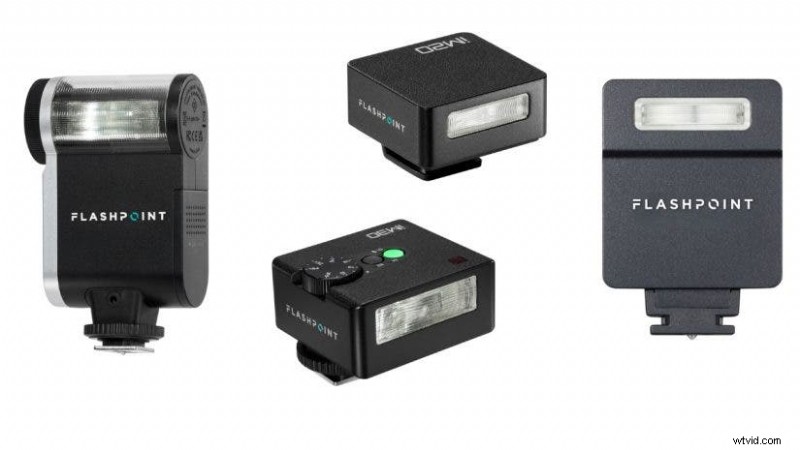 Flashpoint i-serie mini-flitsers op de camera:compacte kracht voor fotografen 