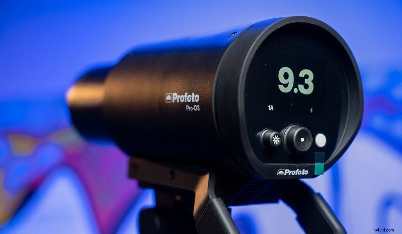 Profoto Pro D3 Monolight:kracht- en prestatieoverzicht 