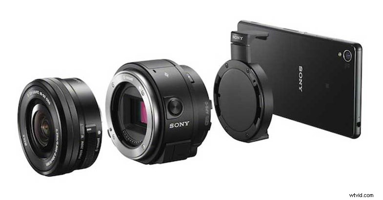 Sony QX1:camera met verwisselbare lens voor smartphones - een diepe duik 