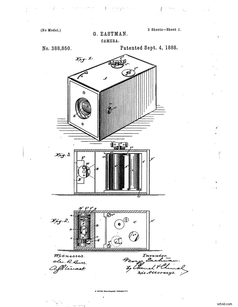 De geboorte van Kodak:de revolutionaire boxcamera van George Eastman (1888)