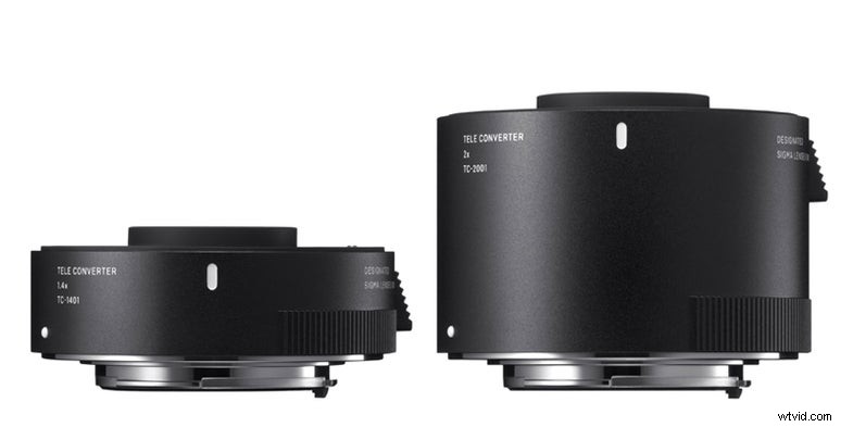 Sigma lanceert nieuwe teleconverters en filterseries voor Photokina 2014 