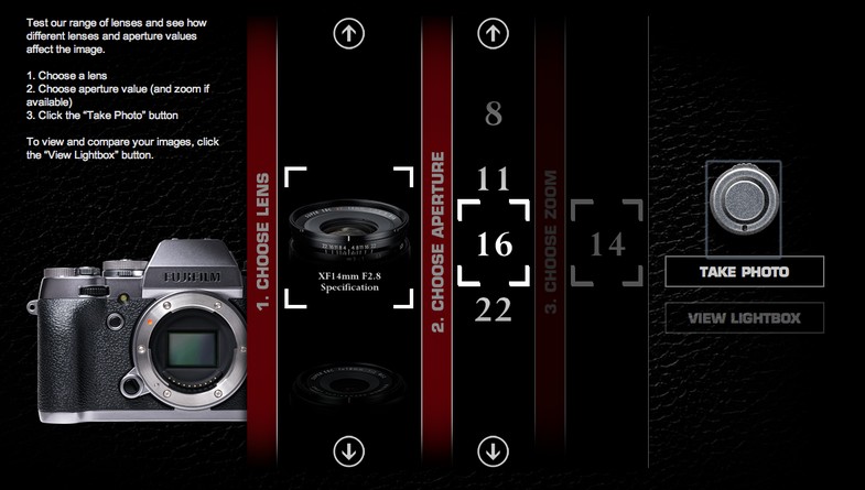 Fujifilm X-serie lenzen:virtuele testrit - Zie elke lens in actie 