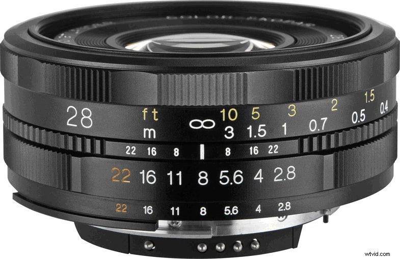 Voigtländer Color Skopar SL II 28mm f/2.8 lens voor Nikon en Canon - nieuwe release