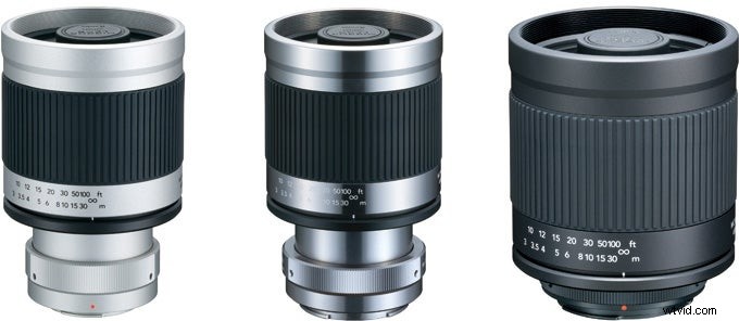 Kenko 400 mm f/8-lens:uitgebreide montageondersteuning voor professionals 