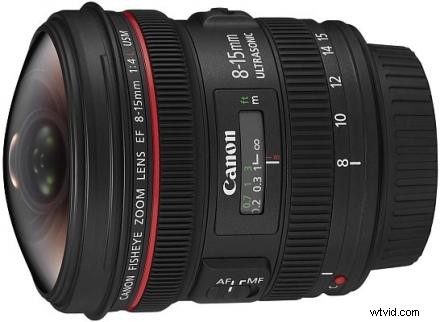 Canon EF 8-15mm f/4 Fisheye-lens:gezichtsveld uitgelegd 