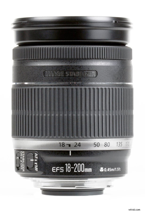 Canon 18-200mm f/3.5-5.6 EF-S IS AF-lensoverzicht en specificaties 