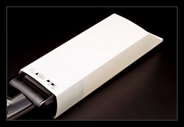 FlashPipe Flash Diffuser:lichtgewicht en opvouwbare fotografiemodifier - Kickstarter 