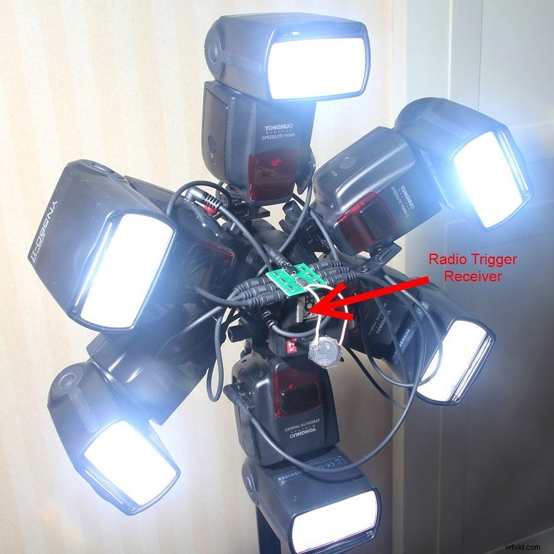 DIY:zes flitsers activeren vanuit één circuit - Verlichtingshack