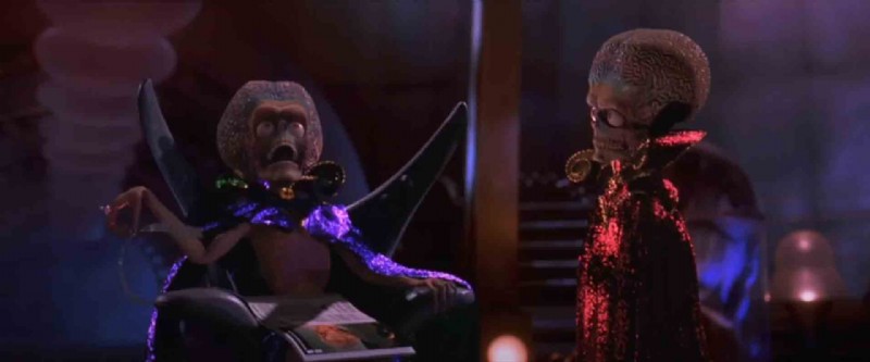 Filmbelichting beheersen:technieken uit  Mars Attacks!  