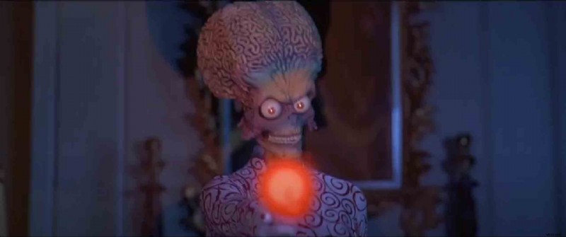 Filmbelichting beheersen:technieken uit  Mars Attacks!  