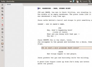 Trelby:gratis software voor scenarioschrijven voor geautomatiseerde opmaak en rapporten 