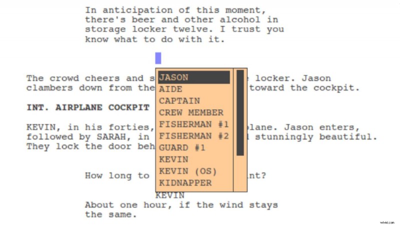 Trelby:gratis software voor scenarioschrijven voor geautomatiseerde opmaak en rapporten 