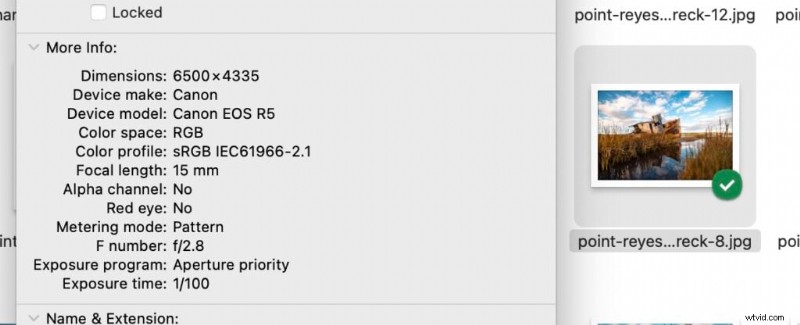 EXIF-gegevens begrijpen:een uitgebreide gids voor fotografen 