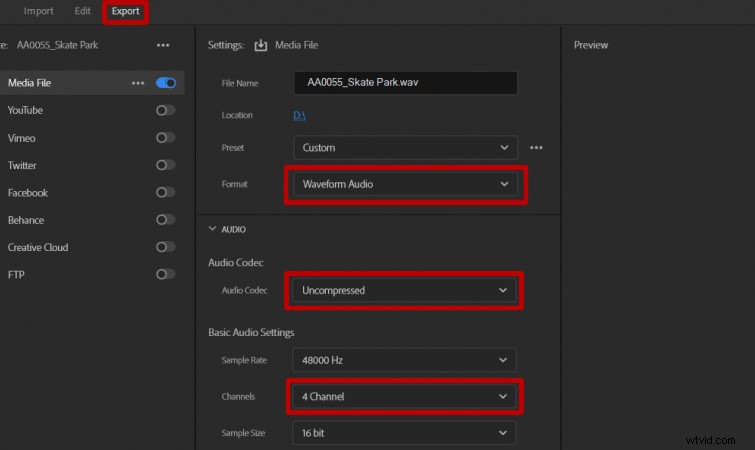 Ambisonics in Premiere Pro:een stapsgewijze handleiding 