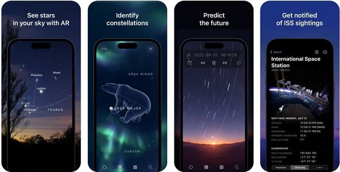 Top 8 astrofotografie-apps voor iPhone en Android - 2024 