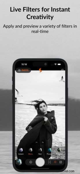 Snap Pro Camera:breng uw mobiele fotografie naar een hoger niveau - iOS-app 