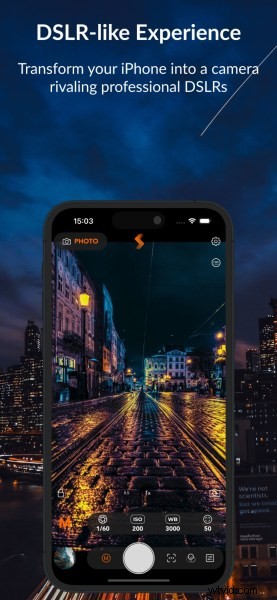 Snap Pro Camera:breng uw mobiele fotografie naar een hoger niveau - iOS-app 