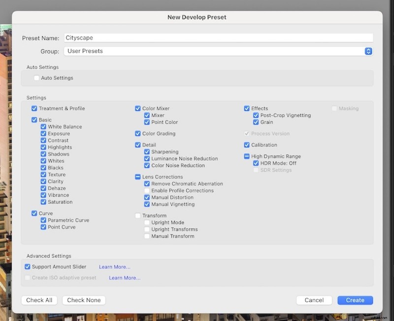 Een voorinstelling opslaan in Lightroom:een snellere workflow voor professionele fotografen 