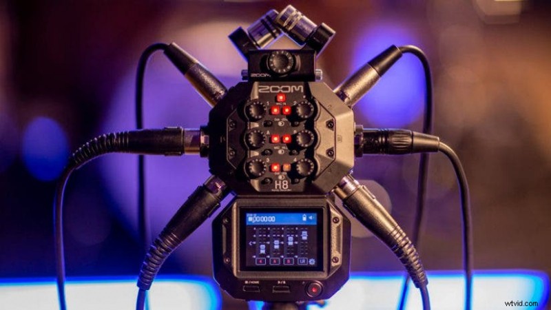 Zoom H8 Handy Recorder:12 sporen opnemen, app-aangedreven touchscreen en meer 