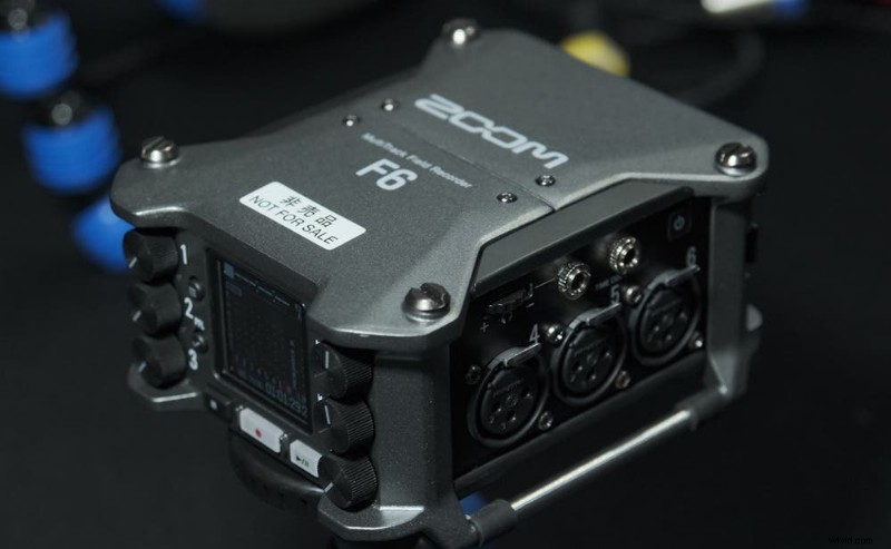 Zoom F6 Field Recorder:32-bit float- en dubbele AD-converters op IBC 2019 
