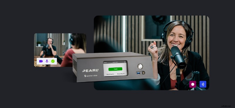 Pearl-2:Switcher voor 4K-streaming, opname en liveproductie 