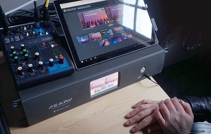 Pearl-2:Switcher voor 4K-streaming, opname en liveproductie 