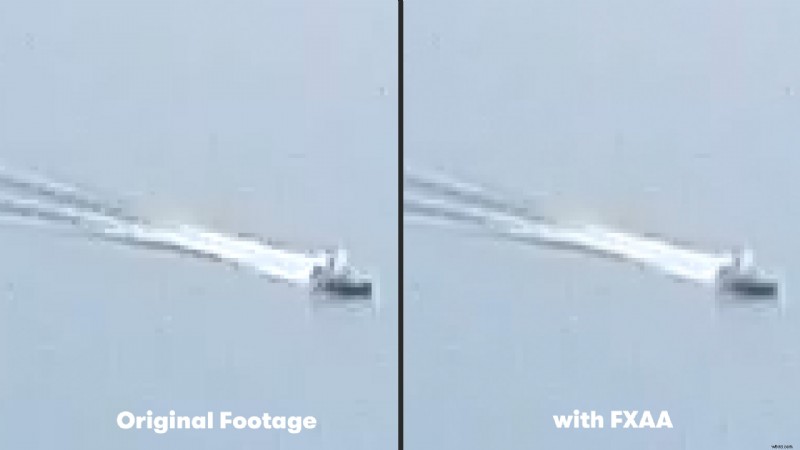 Odstraňte aliasing v záběrech z akční kamery pomocí FXAA v After Effects 