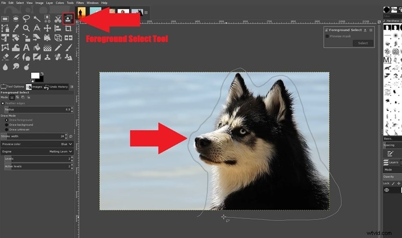 Transparante achtergronden in GIMP:een beginnershandleiding 