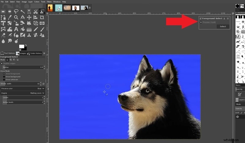 Transparante achtergronden in GIMP:een beginnershandleiding 