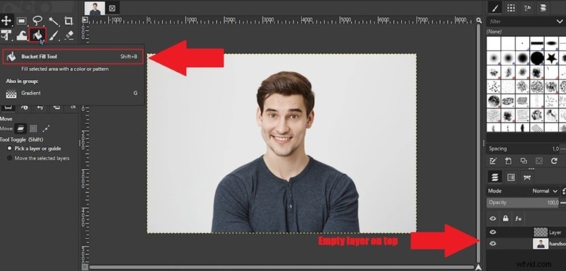 Transparante achtergronden in GIMP:een beginnershandleiding 