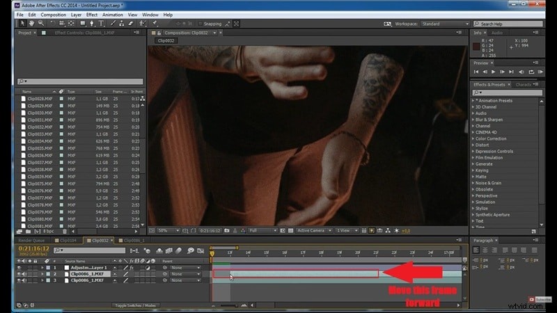 Flikkering verwijderen in After Effects:een beginnersvriendelijke handleiding 