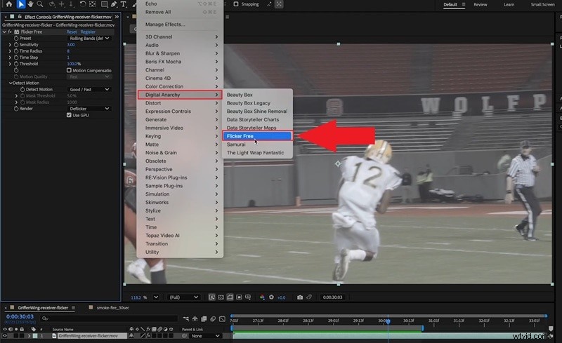 Flikkering verwijderen in After Effects:een beginnersvriendelijke handleiding 