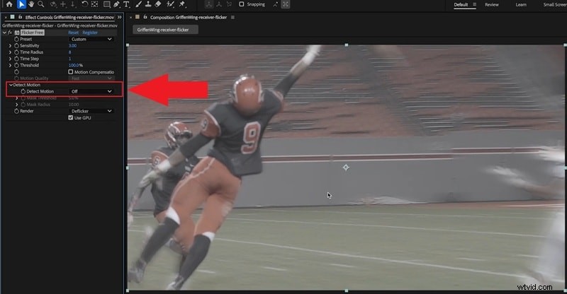 Flikkering verwijderen in After Effects:een beginnersvriendelijke handleiding 
