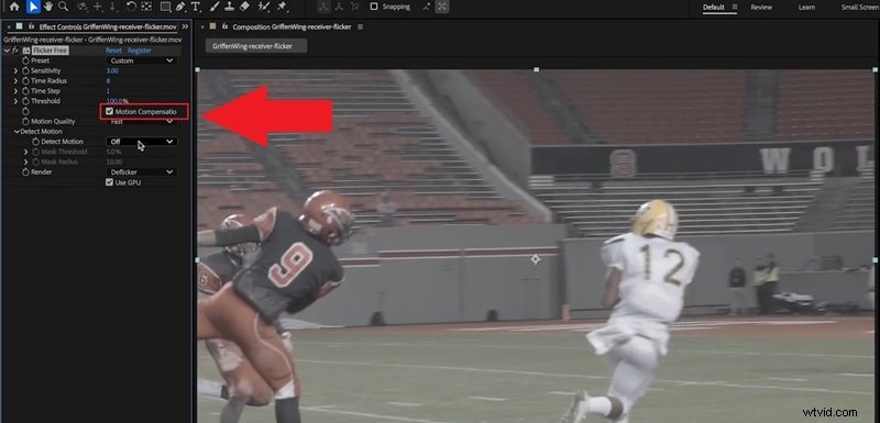Flikkering verwijderen in After Effects:een beginnersvriendelijke handleiding 