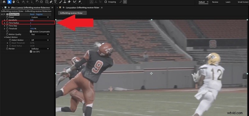 Flikkering verwijderen in After Effects:een beginnersvriendelijke handleiding 