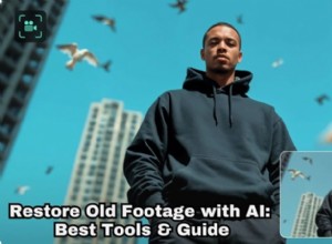 Top 7 AI Video Restoration Software:Återställ gamla filmer med expertprecision 