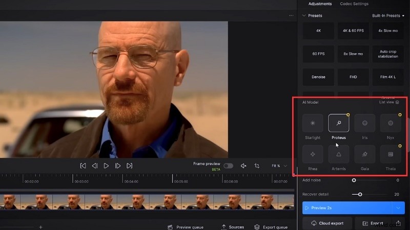 Topaz Video Enhancer AI:videokwaliteit opschalen en herstellen | Handleiding en workflow