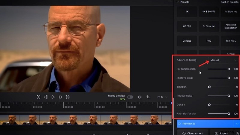Topaz Video Enhancer AI:videokwaliteit opschalen en herstellen | Handleiding en workflow